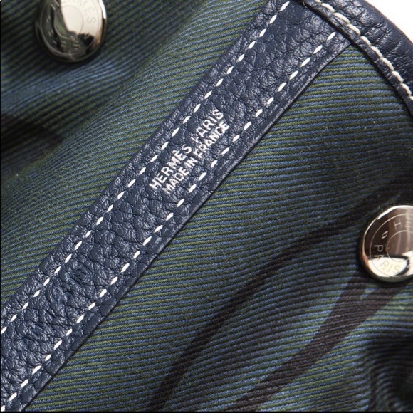 Hermes Bleu de Prusse Negonda Garden Party 36 - Picture 9 of 12